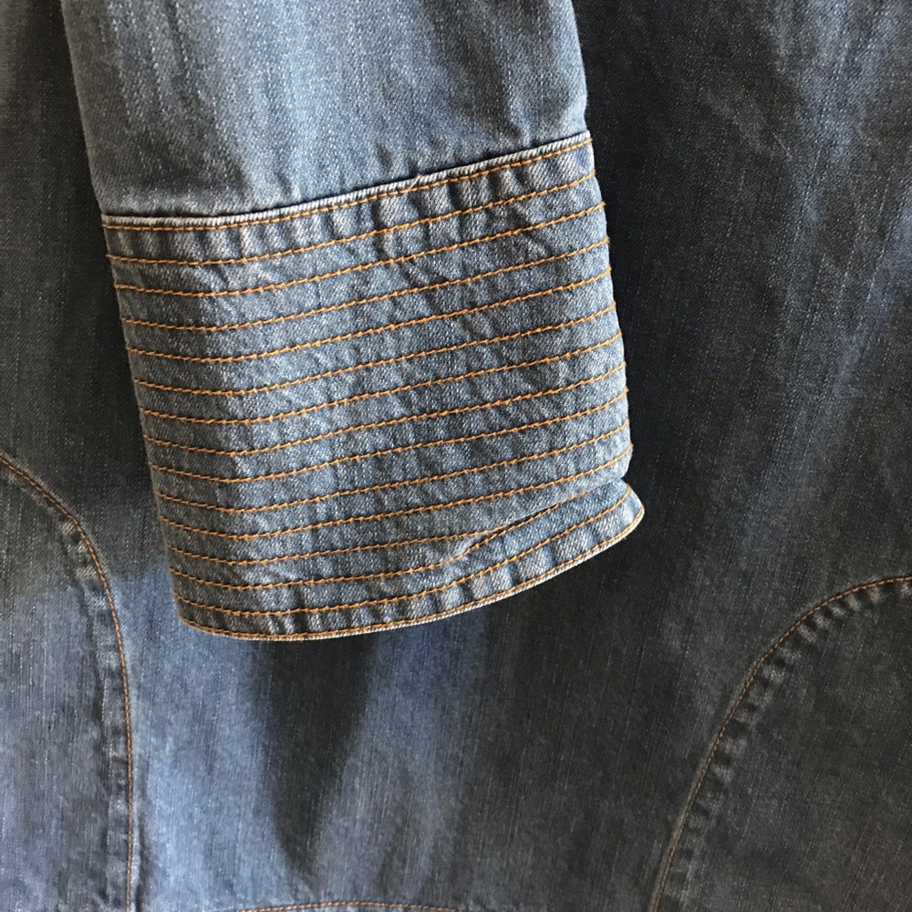 Free People Dreaming of denim tunic dress - Picture 4 of 6